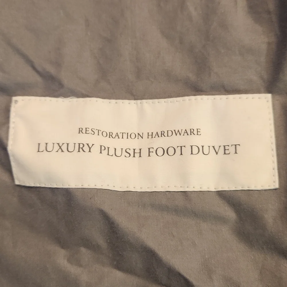 Restoration Hardware Cotton Drawstring Bag